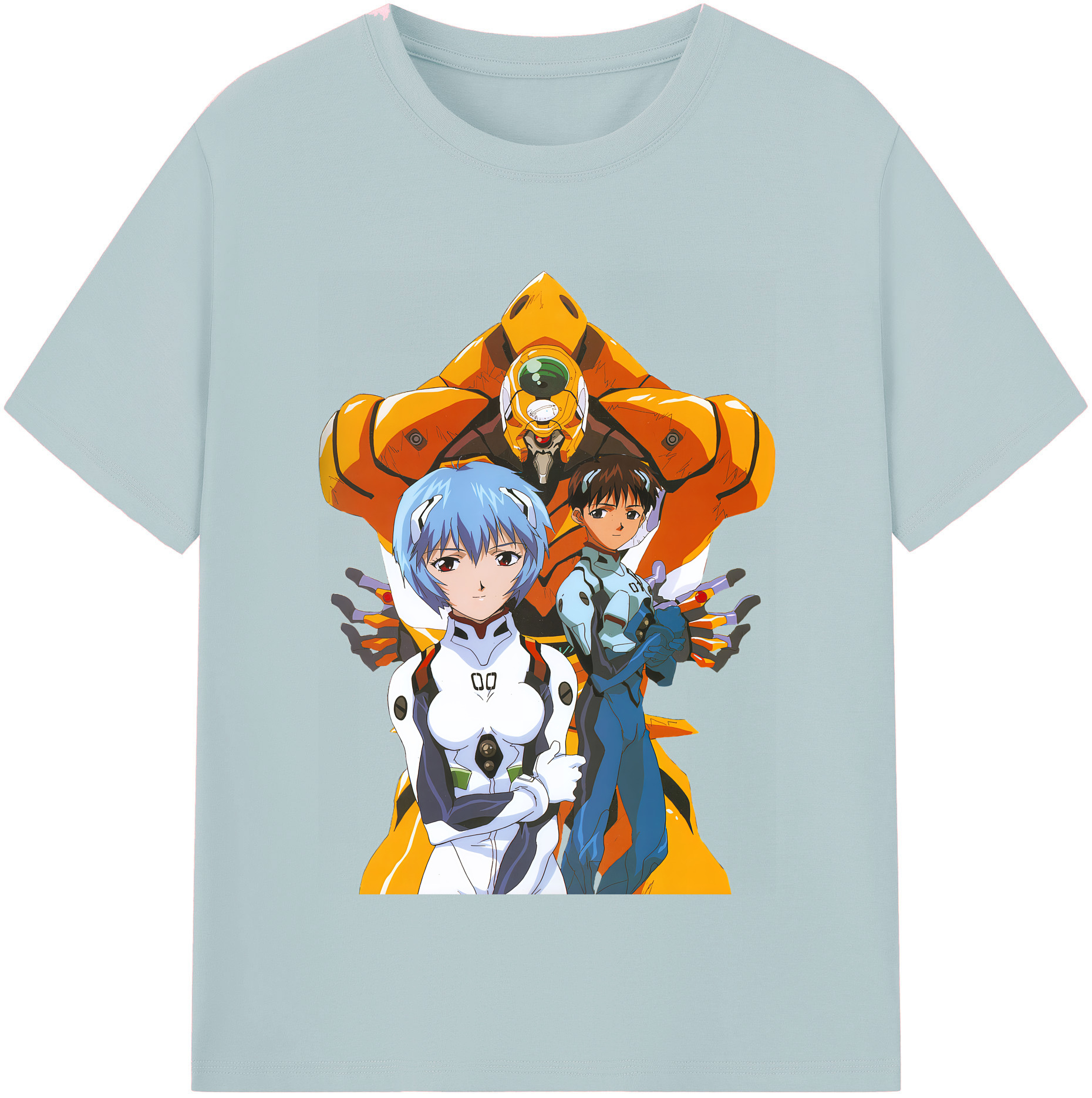 （画像用） EVA 新世紀エヴァンゲリオン 綿100％半袖Tシャツ（フロントプリント）